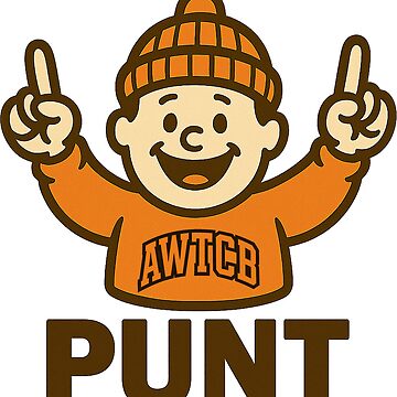 "And We're The Cleveland Browns - Punt" Art Print - Image 3