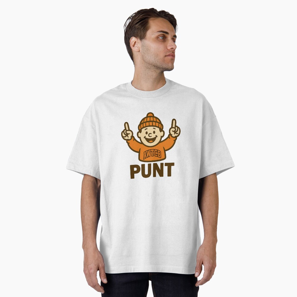 "And We're The Cleveland Browns - Punt" Baseball ¾ Sleeve T-Shirt - Image 7