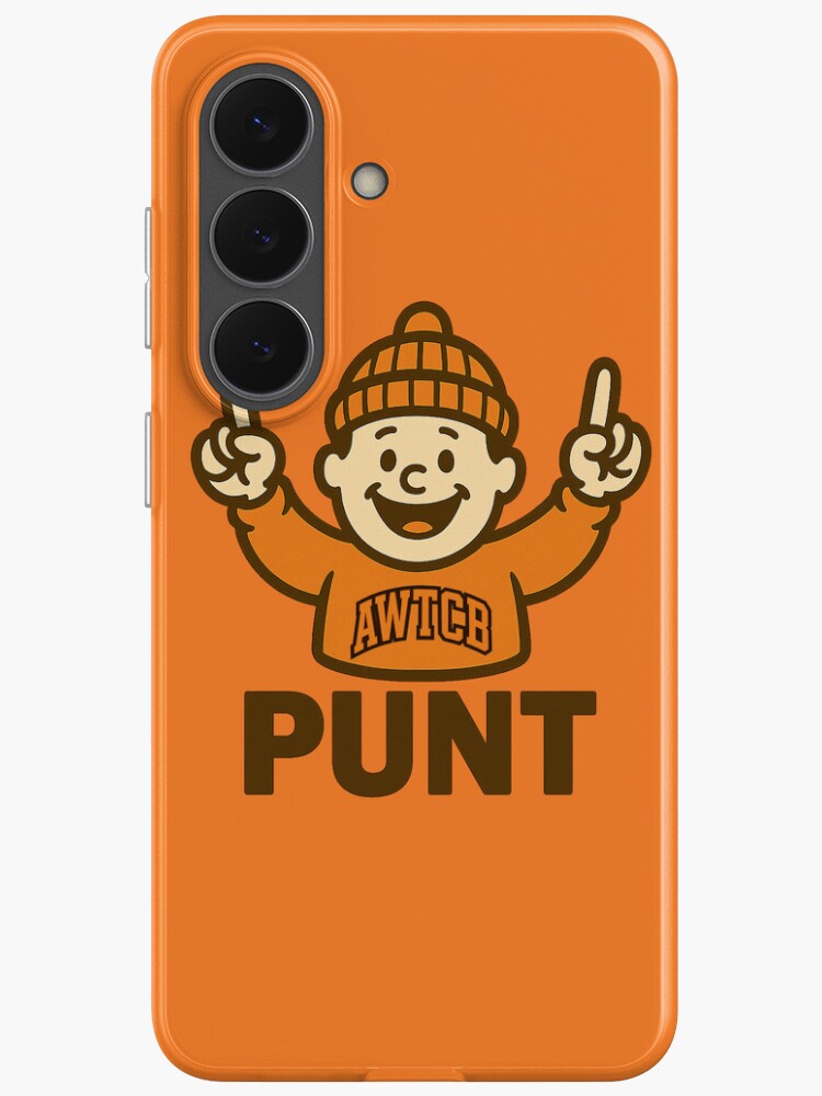 "And We're The Cleveland Browns - Punt" Samsung Galaxy Phone Case - Image 4