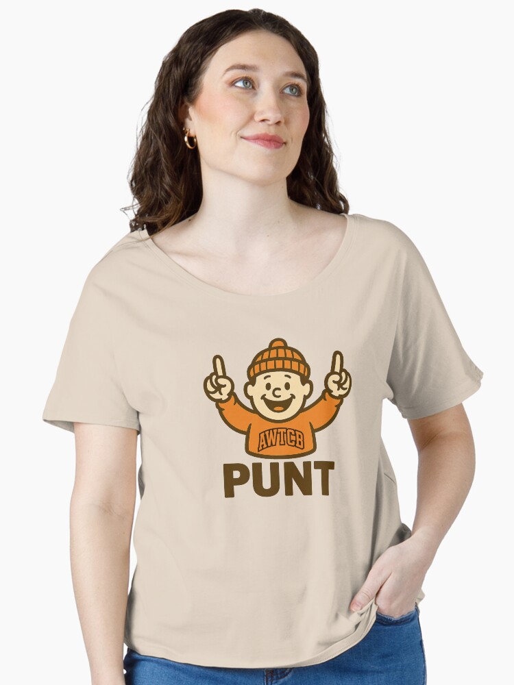 "And We're The Cleveland Browns - Punt" Relaxed Fit T-Shirt - Image 2