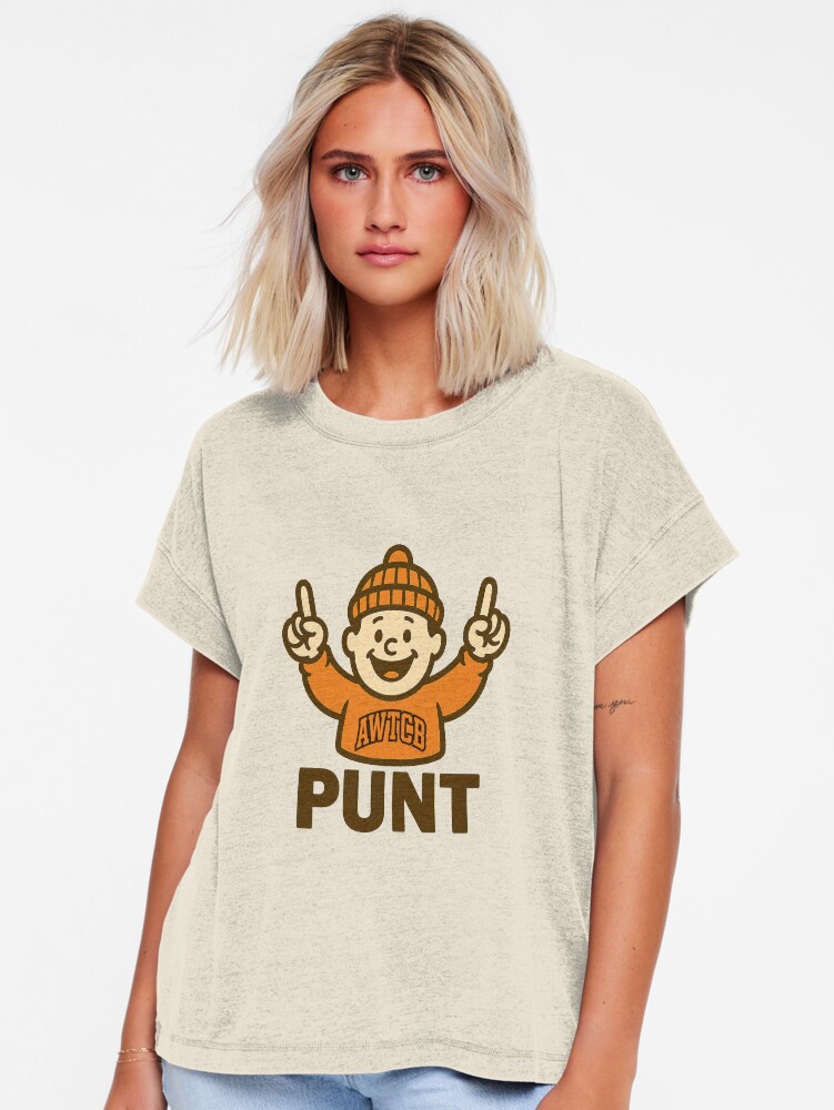 "And We're The Cleveland Browns - Punt" Relaxed T-Shirt - Image 2