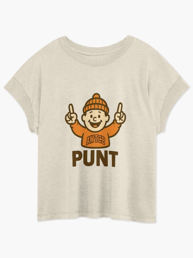 "And We're The Cleveland Browns - Punt" Relaxed T-Shirt - Image 3