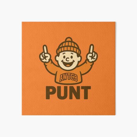 "And We're The Cleveland Browns - Punt" Art Board Print for Sale by KJCDigital