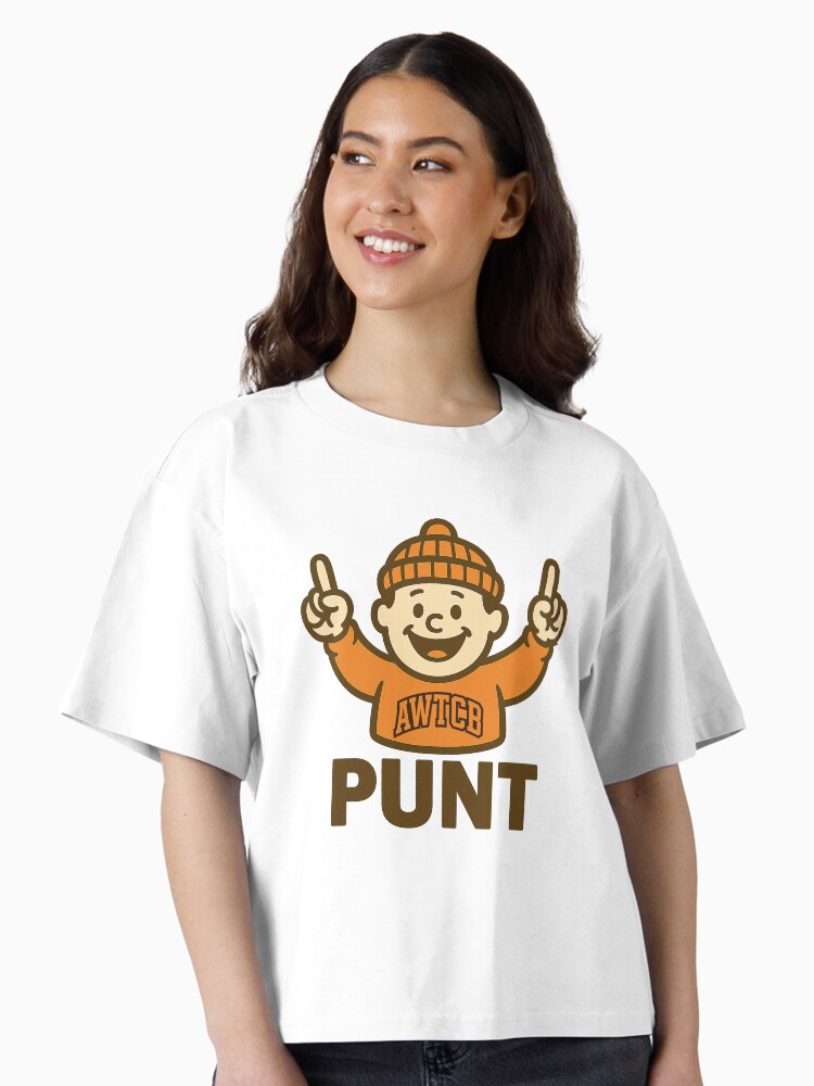 "And We're The Cleveland Browns - Punt" Boxy T-Shirt - Image 2