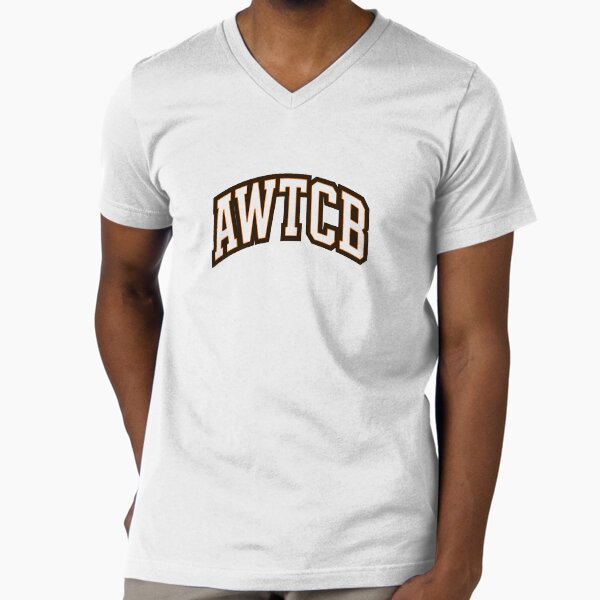 "And We're The Cleveland Browns - AWTCB" V-Neck T-Shirt for Sale by KJCDigital