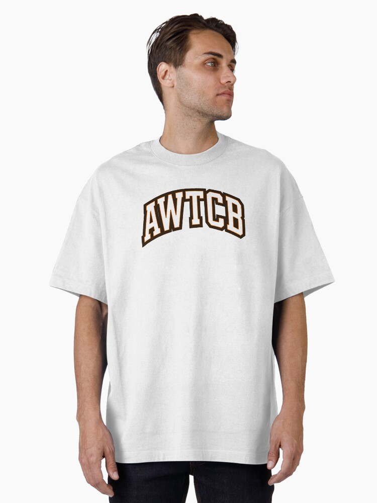 "And We're The Cleveland Browns - AWTCB" Oversized T-Shirt - Image 5