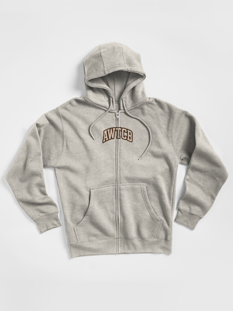 "And We're The Cleveland Browns - AWTCB" Zipped Hoodie - Image 3