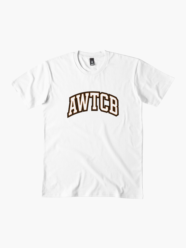 "And We're The Cleveland Browns - AWTCB" Premium T-Shirt - Image 3