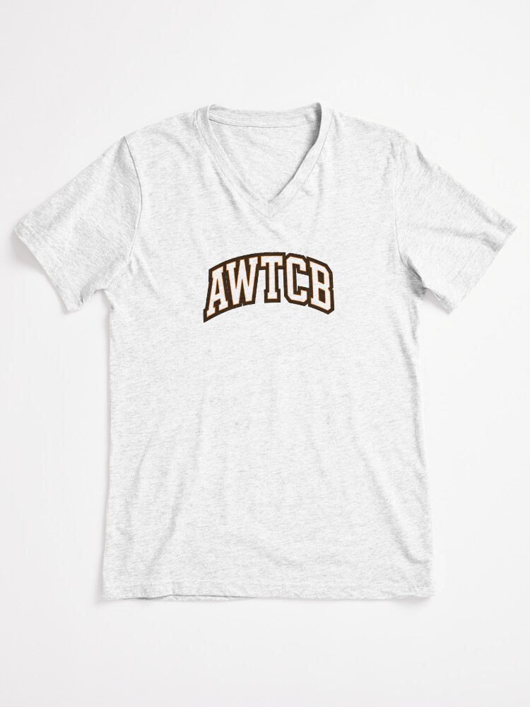 "And We're The Cleveland Browns - AWTCB" V-Neck T-Shirt - Image 3
