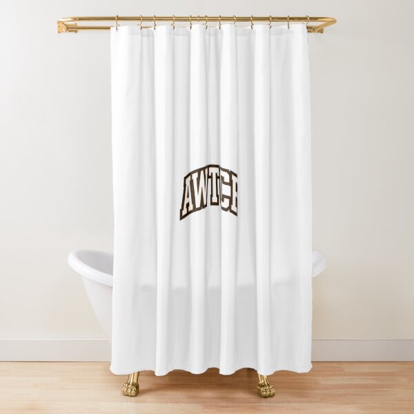 "And We're The Cleveland Browns - AWTCB" Shower Curtain 