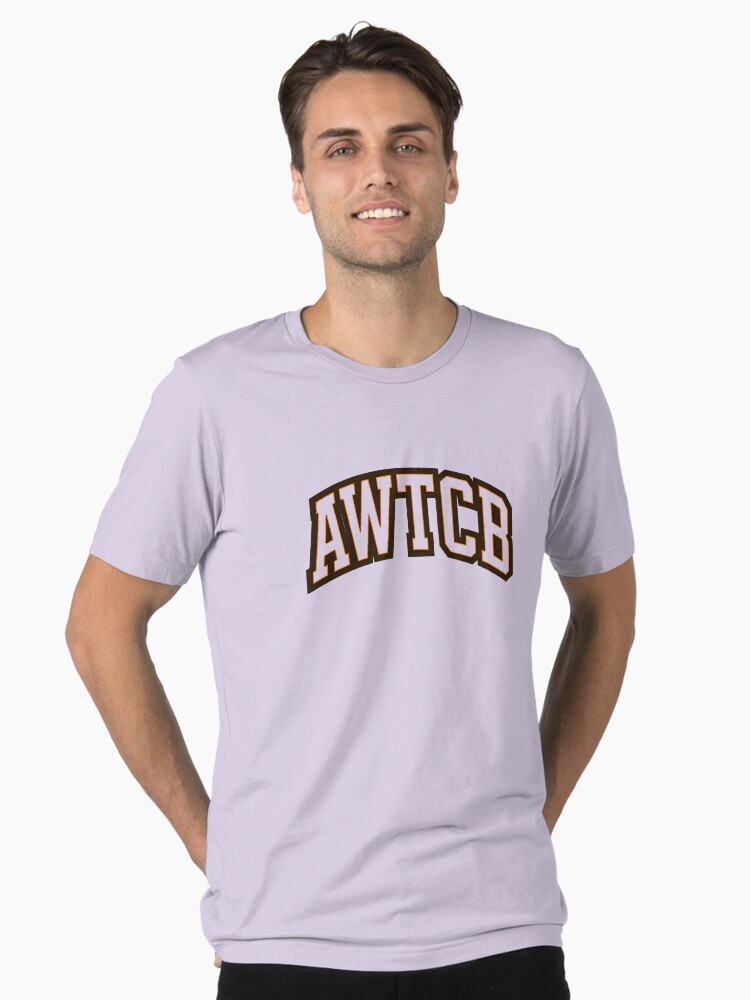 "And We're The Cleveland Browns - AWTCB" Vintage Wash T-Shirt - Image 2