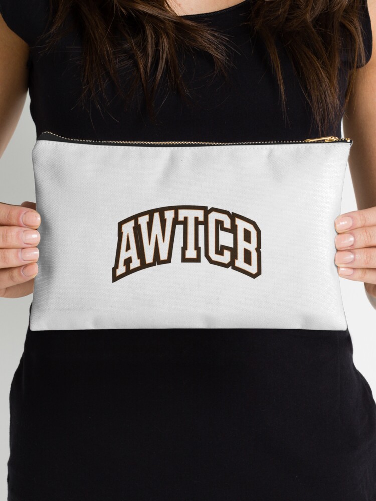 "And We're The Cleveland Browns - AWTCB" Zipper Pouch - Image 4