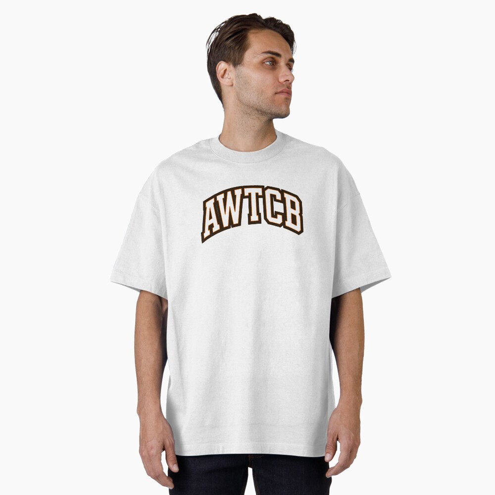 "And We're The Cleveland Browns - AWTCB" Baseball ¾ Sleeve T-Shirt - Image 7