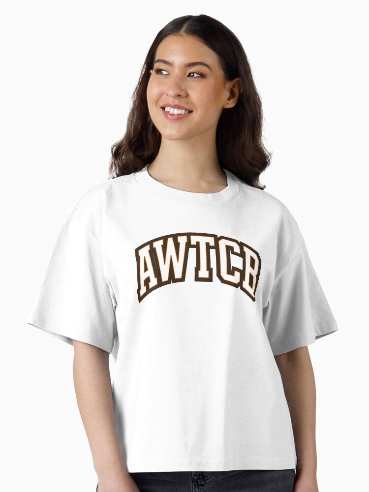 "And We're The Cleveland Browns - AWTCB" Boxy T-Shirt - Image 2