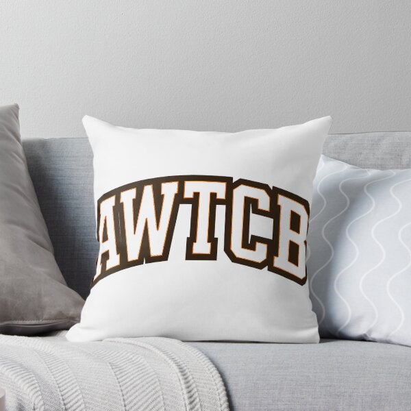 "And We're The Cleveland Browns - AWTCB" Pillow for Sale by KJCDigital