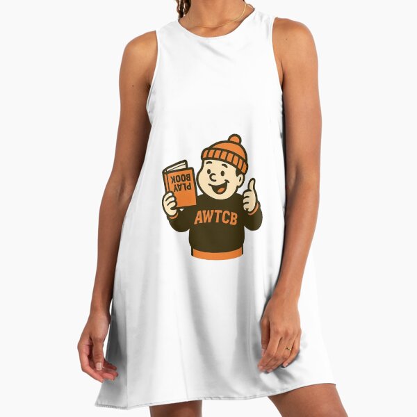 "And We're The Cleveland Browns - Playbook" A-Line Dress for Sale by KJCDigital