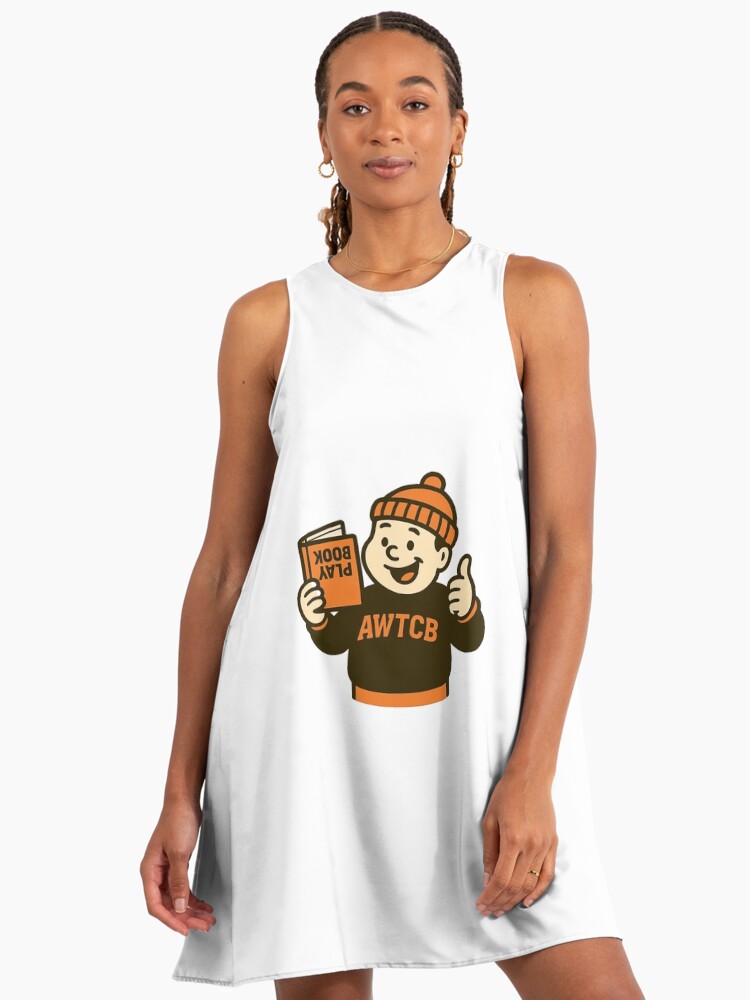 "And We're The Cleveland Browns - Playbook" A-Line Dress - Image 2