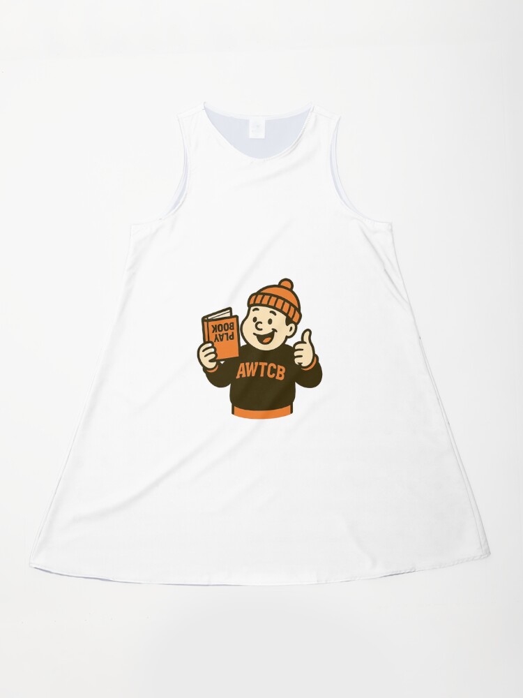 "And We're The Cleveland Browns - Playbook" A-Line Dress - Image 3