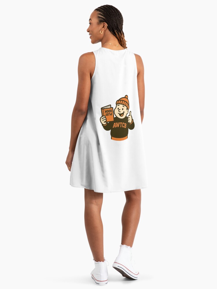 "And We're The Cleveland Browns - Playbook" A-Line Dress - Image 4