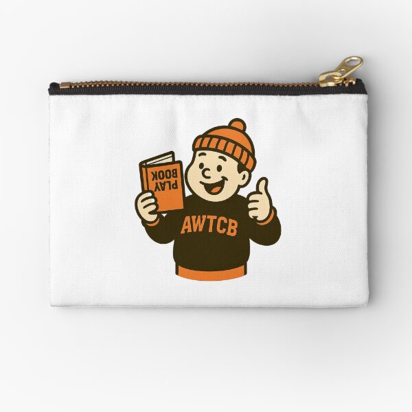 "And We're The Cleveland Browns - Playbook" Zipper Pouch 