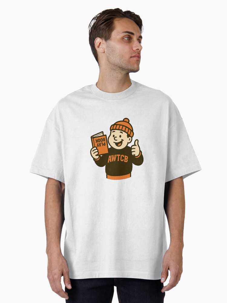 "And We're The Cleveland Browns - Playbook" Oversized T-Shirt - Image 5
