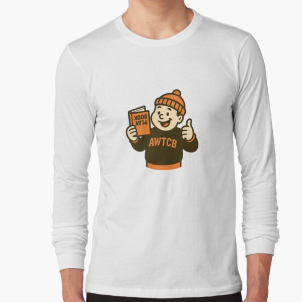 "And We're The Cleveland Browns - Playbook" Long Sleeve T-Shirt 
