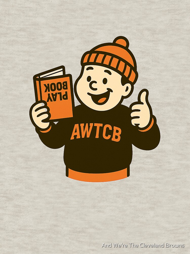 "And We're The Cleveland Browns - Playbook" Zipped Hoodie - Image 5