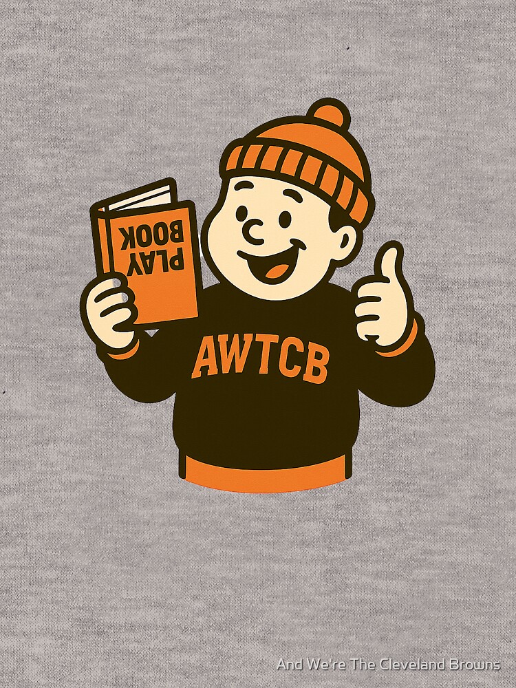 "And We're The Cleveland Browns - Playbook" Lightweight Hoodie - Image 3