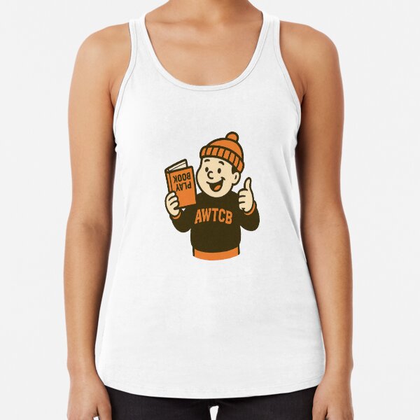 "And We're The Cleveland Browns - Playbook" Racerback Tank Top 