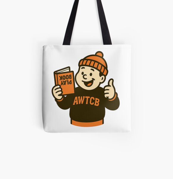 "And We're The Cleveland Browns - Playbook" Tote Bag 