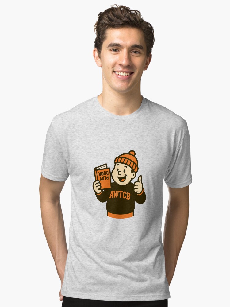 "And We're The Cleveland Browns - Playbook" Tri-blend T-Shirt - Image 6