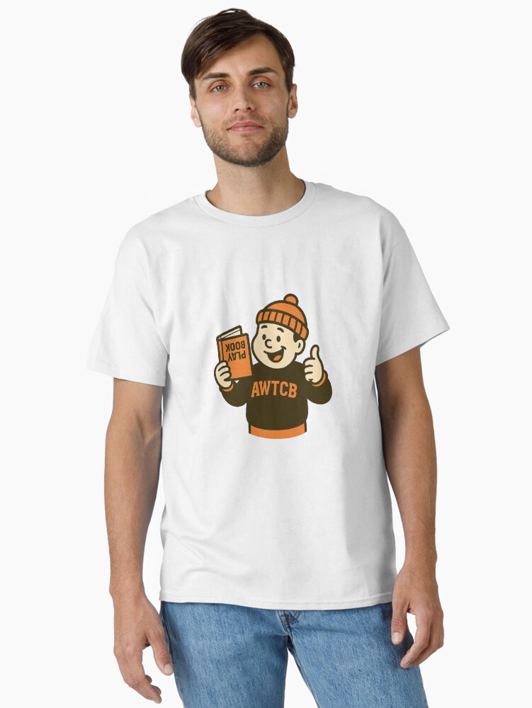 "And We're The Cleveland Browns - Playbook" Classic T-Shirt - Image 5
