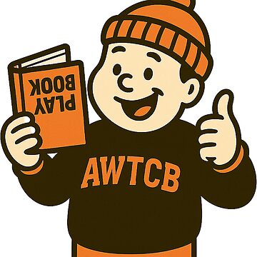 "And We're The Cleveland Browns - Playbook" Sticker - Image 3