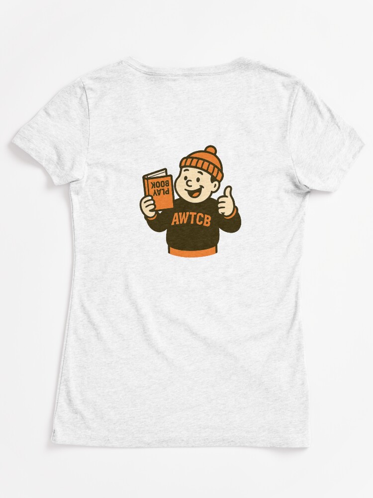 "And We're The Cleveland Browns - Playbook" Fitted V-Neck T-Shirt - Image 6