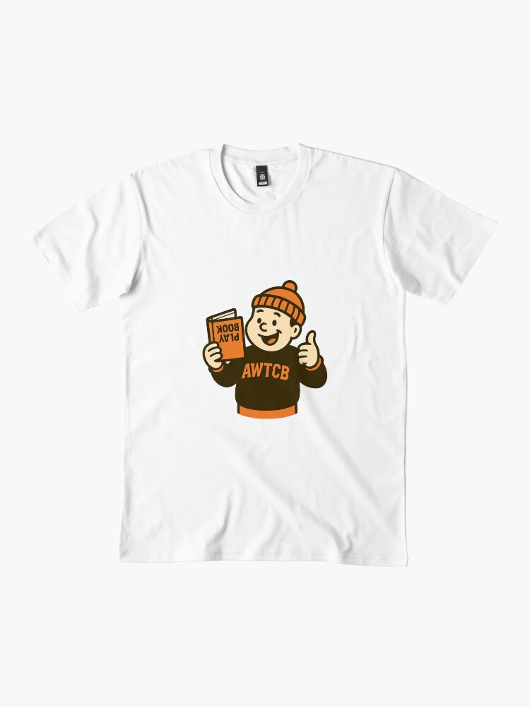 "And We're The Cleveland Browns - Playbook" Premium T-Shirt - Image 3