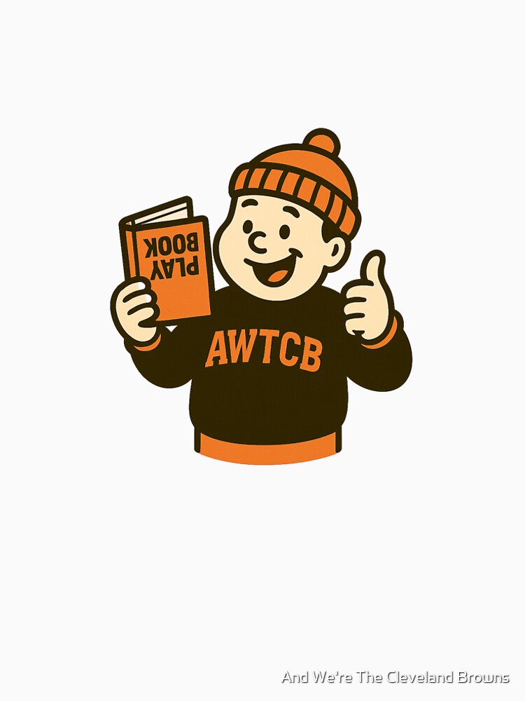 "And We're The Cleveland Browns - Playbook" Premium T-Shirt - Image 5