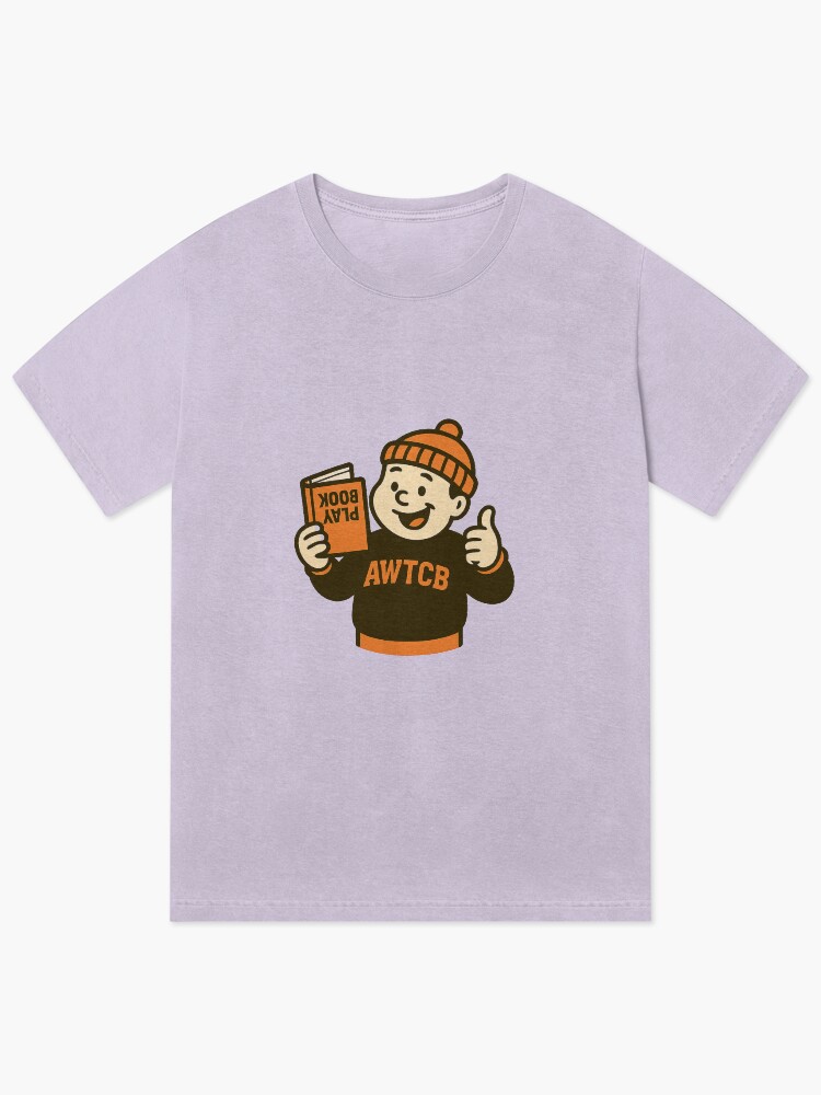 "And We're The Cleveland Browns - Playbook" Vintage Wash T-Shirt - Image 3