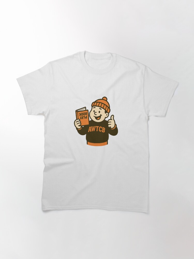 "And We're The Cleveland Browns - Playbook" Classic T-Shirt - Image 3