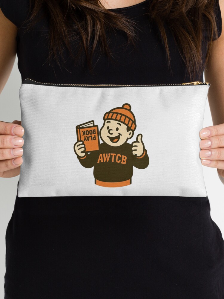 "And We're The Cleveland Browns - Playbook" Zipper Pouch - Image 4