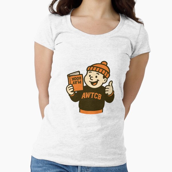 "And We're The Cleveland Browns - Playbook" Fitted Scoop T-Shirt for Sale by KJCDigital
