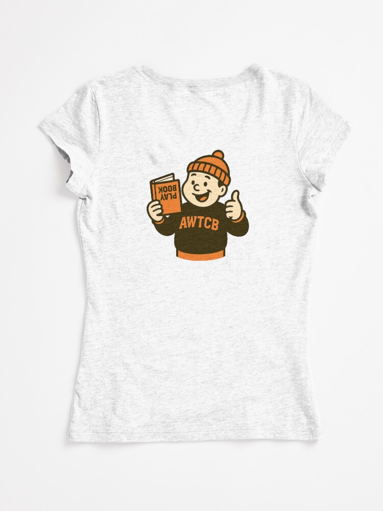 "And We're The Cleveland Browns - Playbook" Fitted Scoop T-Shirt - Image 6
