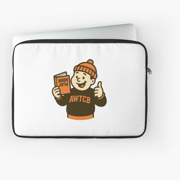 "And We're The Cleveland Browns - Playbook" Laptop Sleeve for Sale by KJCDigital