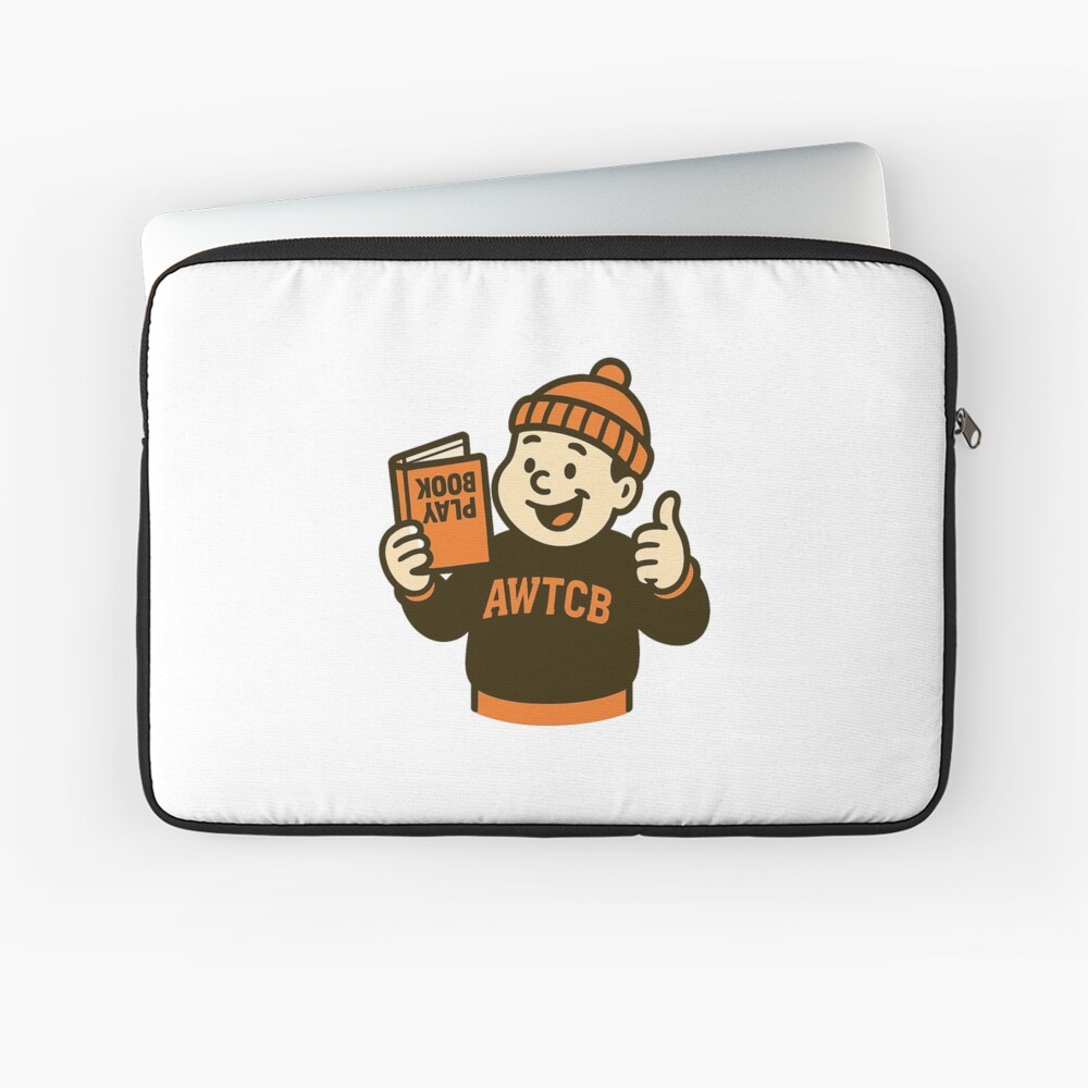 "And We're The Cleveland Browns - Playbook" Laptop Sleeve - Image 4