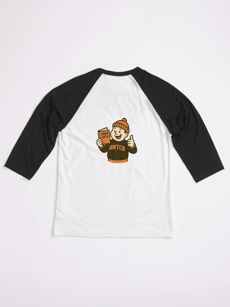 "And We're The Cleveland Browns - Playbook" Baseball ¾ Sleeve T-Shirt - Image 6