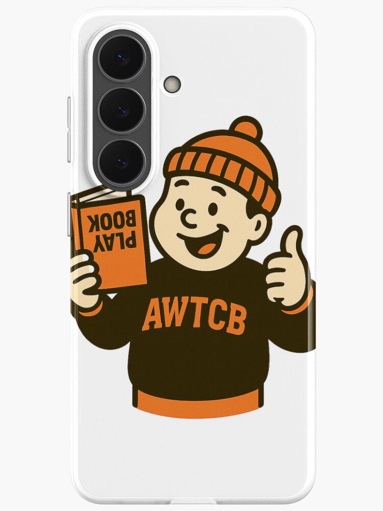 "And We're The Cleveland Browns - Playbook" Samsung Galaxy Phone Case - Image 4