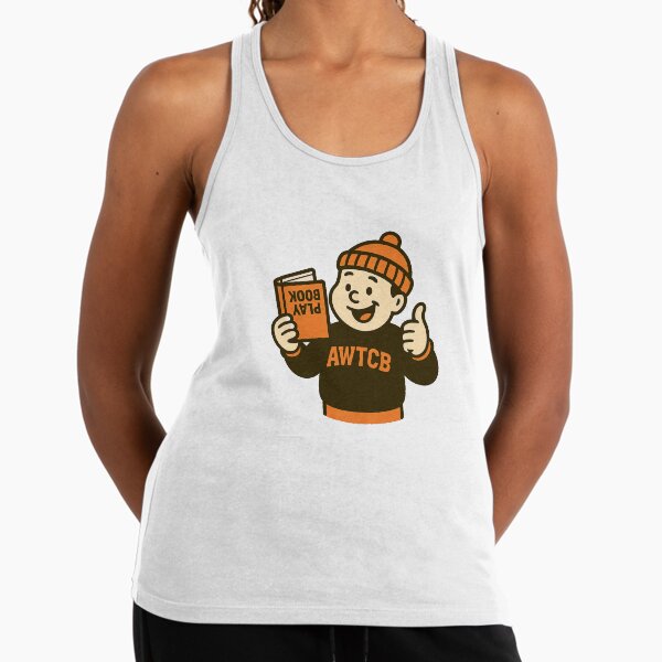 "And We're The Cleveland Browns - Playbook" Racerback Tank Top for Sale by KJCDigital