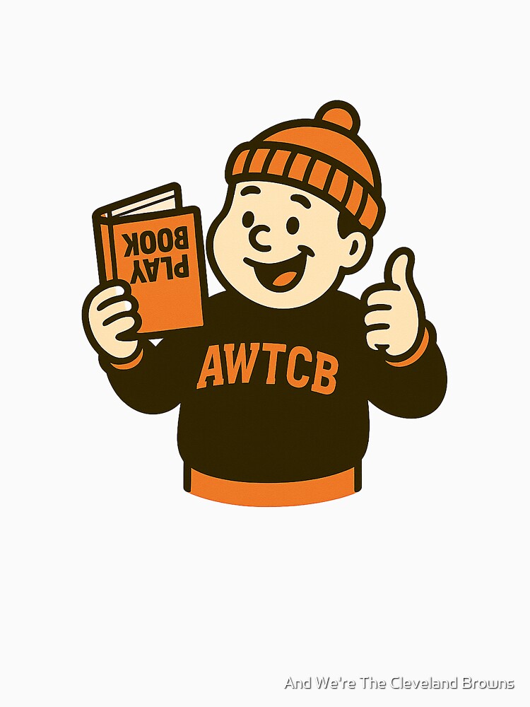 "And We're The Cleveland Browns - Playbook" Racerback Tank Top - Image 5