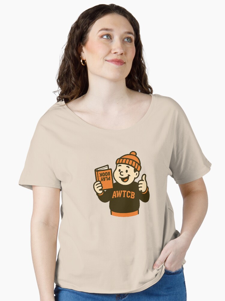 "And We're The Cleveland Browns - Playbook" Relaxed Fit T-Shirt - Image 2