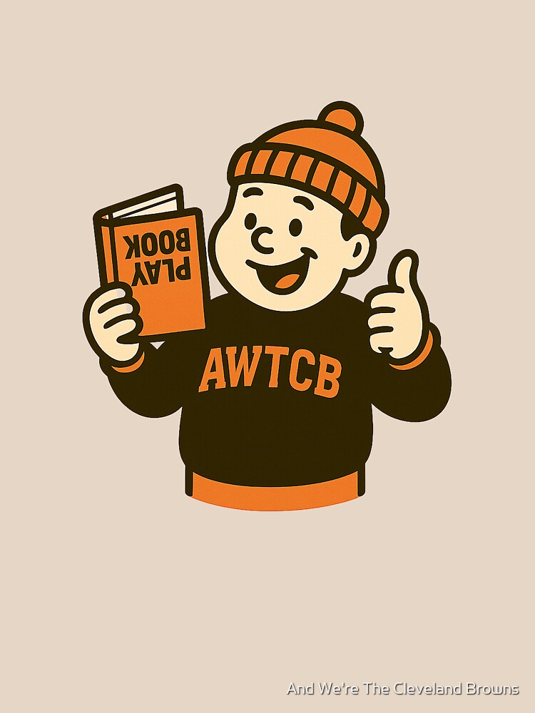 "And We're The Cleveland Browns - Playbook" Relaxed Fit T-Shirt - Image 5