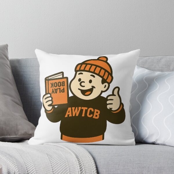 "And We're The Cleveland Browns - Playbook" Pillow for Sale by KJCDigital